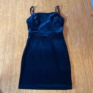 Urban Outfitters Black Velvet Dress